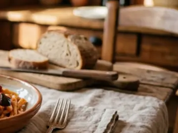 Pasta – alla Norma, Bildbeispiel aus dem Designkonzept Verde Trattoria